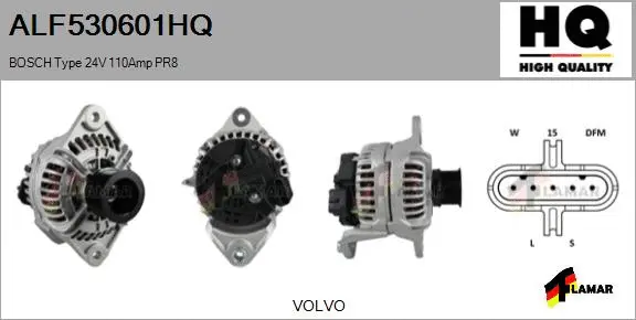 Alternator (ALF530601HQ)