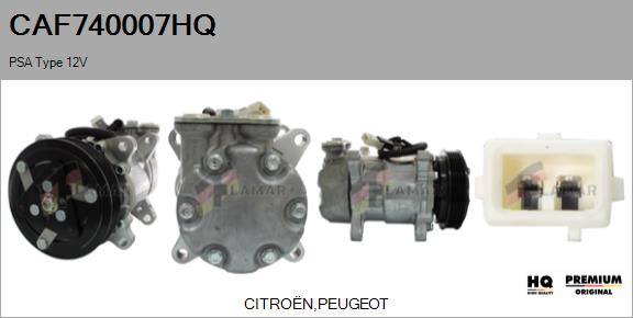 Compressor, air conditioning (CAF740007HQ)