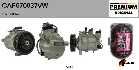 Compressor, air conditioning (CAF670037VW)