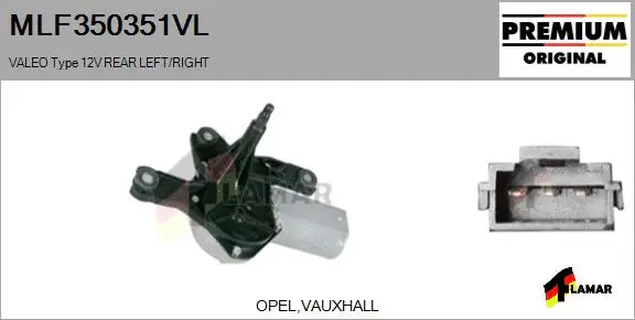 Wiper Motor (MLF350351VL)