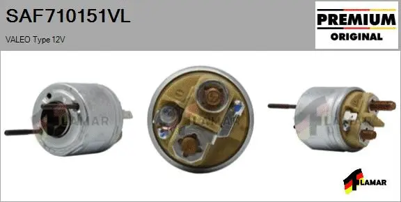 Solenoid Switch, starter (SAF710151VL)