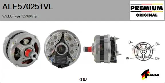 Alternator (ALF570251VL)