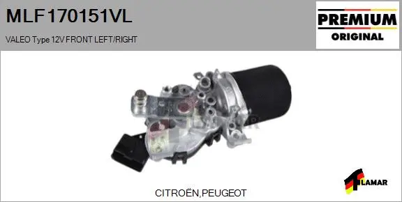 Wiper Motor (MLF170151VL)