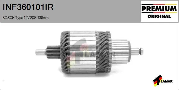 Armature, starter (INF360101IR)