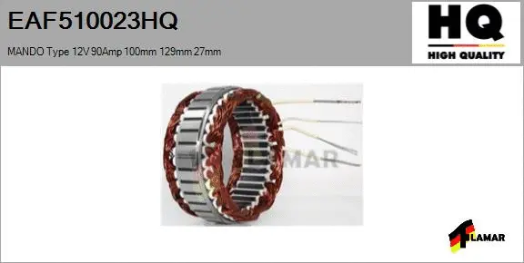 Stator, alternator (EAF510023HQ)