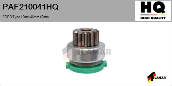 Pinion, starter (PAF210041HQ)