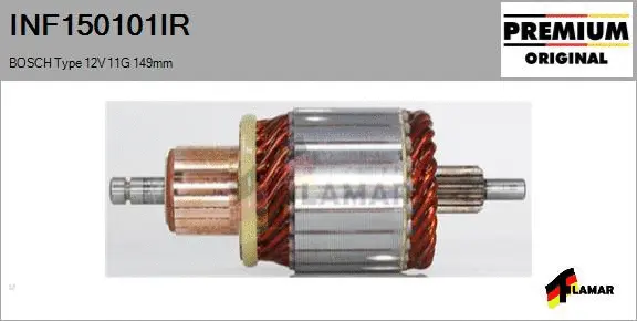 Armature, starter (INF150101IR)
