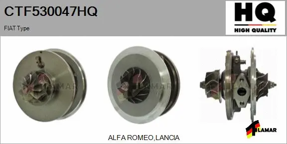 Core assembly, turbocharger (CTF530047HQ)