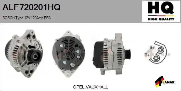 Alternator (ALF720201HQ)