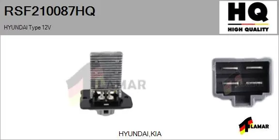 Resistor, interior blower (RSF210087HQ)