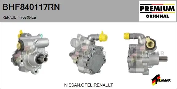 Hydraulic Pump, steering (BHF840117RN)