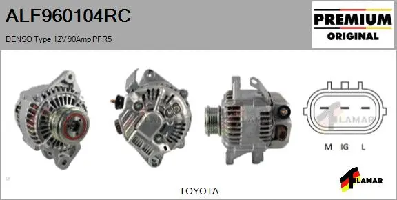 Alternator (ALF960104RC)