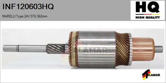 Armature, starter (INF120603HQ)