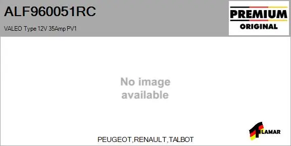 Alternator (ALF960051RC)