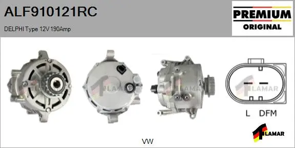 Alternator (ALF910121RC)