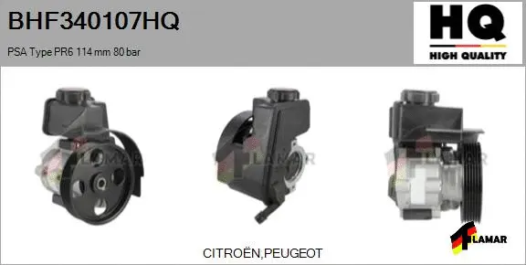 Hydraulic Pump, steering (BHF340107HQ)