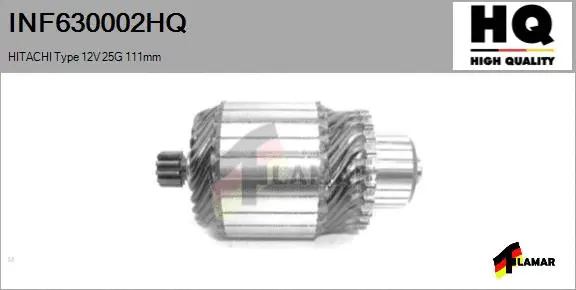 Armature, starter (INF630002HQ)