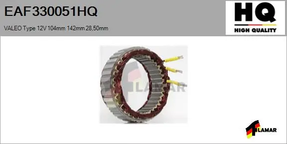 Stator, alternator (EAF330051HQ)