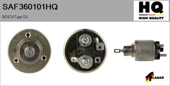 Solenoid Switch, starter (SAF360101HQ)