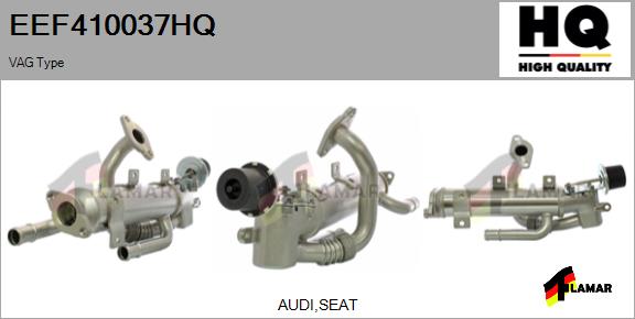 Cooler, exhaust gas recirculation (EEF410037HQ)