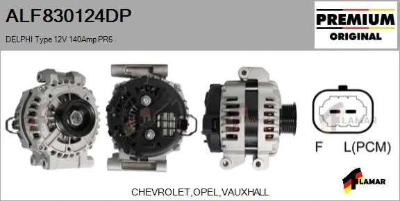 Alternator (ALF830124DP)