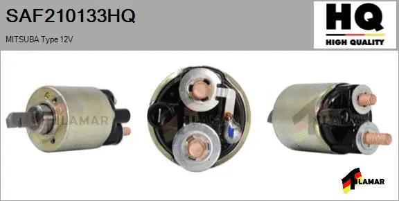 Solenoid Switch, starter (SAF210133HQ)
