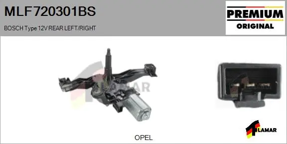 Wiper Motor (MLF720301BS)