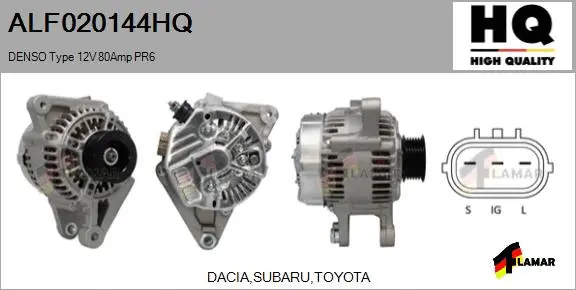 Alternator (ALF020144HQ)