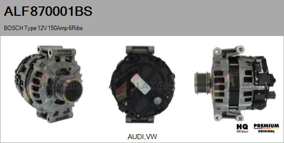 Alternator (ALF870001BS)