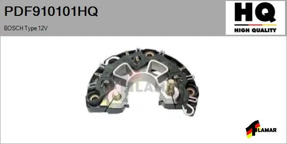 Rectifier, alternator (PDF910101HQ)