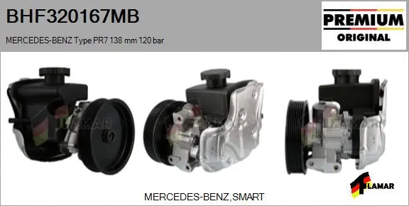 Hydraulic Pump, steering (BHF320167MB)