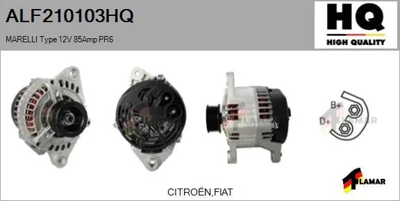 Alternator (ALF210103HQ)