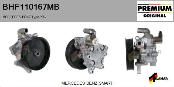 Hydraulic Pump, steering (BHF110167MB)