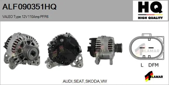 Alternator (ALF090351HQ)