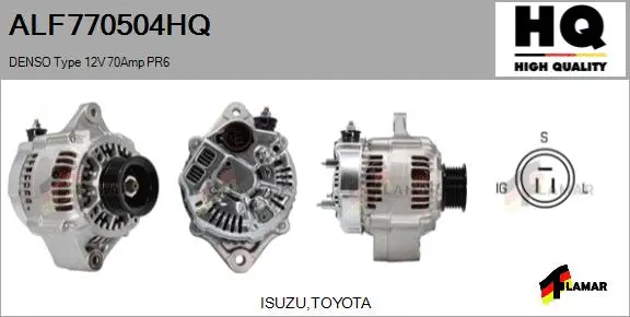 Alternator (ALF770504HQ)