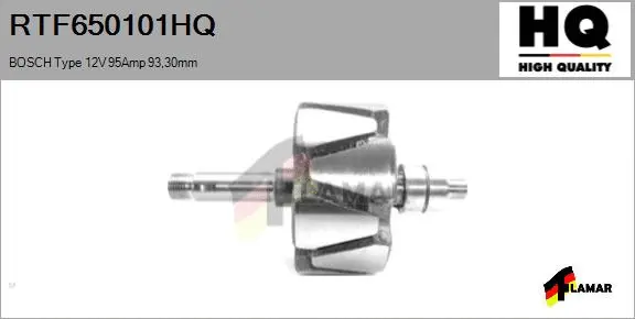 Rotor, alternator (RTF650101HQ)