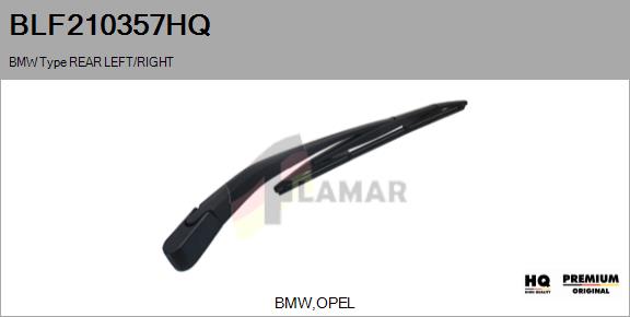 Wiper Arm, window cleaning (BLF210357HQ)
