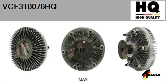 Clutch, radiator fan (VCF310076HQ)