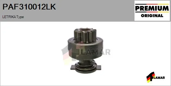 Pinion, starter (PAF310012LK)