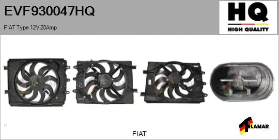 Electric Motor, radiator fan (EVF930047HQ)