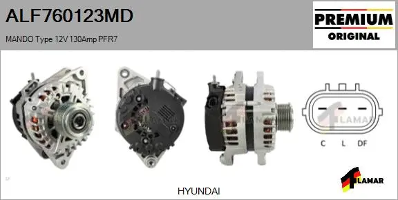 Alternator (ALF760123MD)