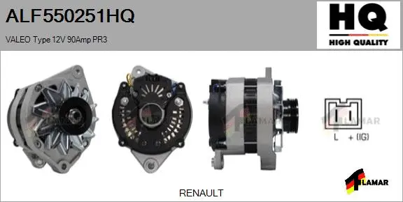 Alternator (ALF550251HQ)