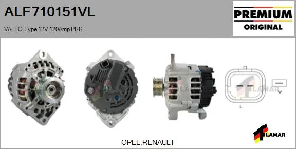 Alternator (ALF710151VL)