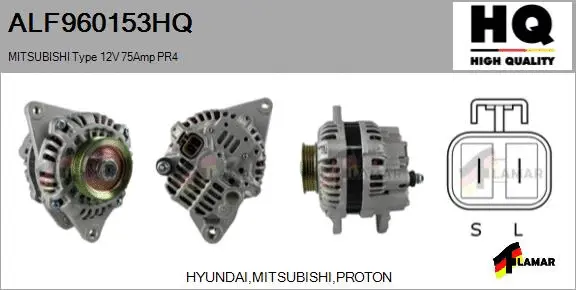 Alternator (ALF960153HQ)