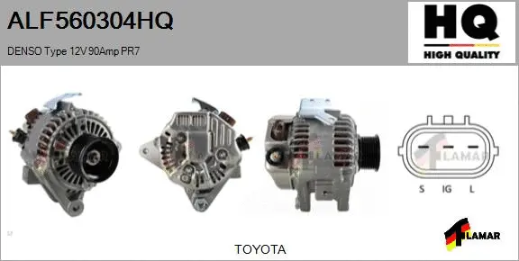 Alternator (ALF560304HQ)