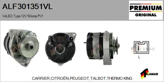 Alternator (ALF301351VL)