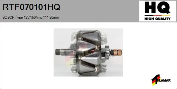 Rotor, alternator (RTF070101HQ)
