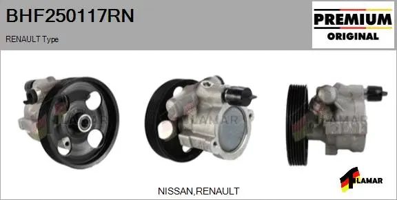 Hydraulic Pump, steering (BHF250117RN)