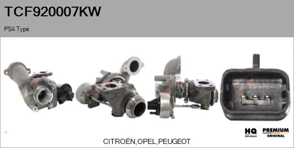 Charger, charging (supercharged/turbocharged) (TCF920007KW)