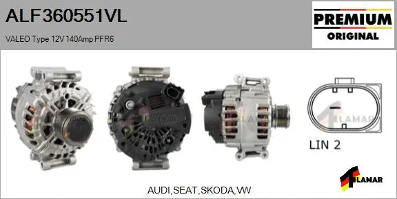 Alternator (ALF360551VL)